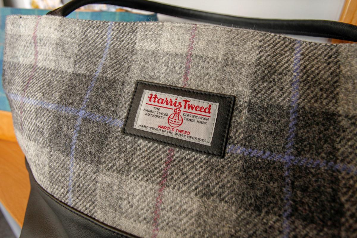 A bag made from Harris Tweed