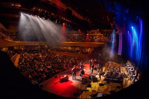 Un concerto del Celtic Connections alla Glasgow Royal Concert Hall