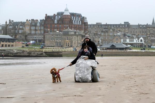 From Sarah Lex pictured using one of St Andrews Beach Wheelchairs 