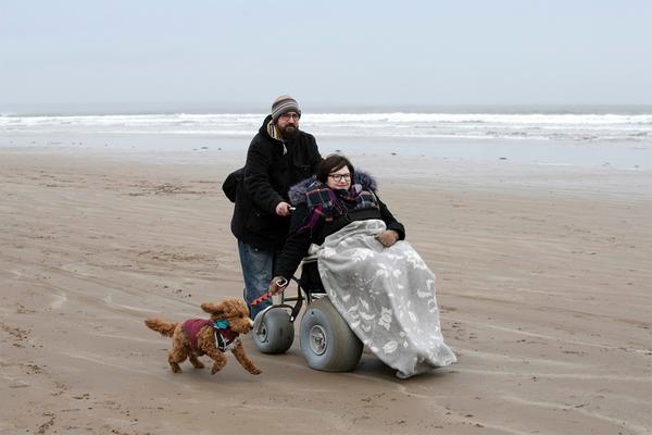 From Sarah Lex pictured using one of St Andrews Beach Wheelchairs 